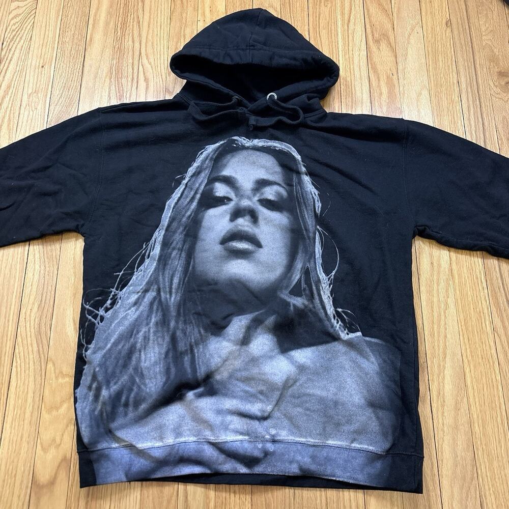 Tate McRae Miss Possessive World Tour 2025 Size Large Hoodie Sweatshirt Black